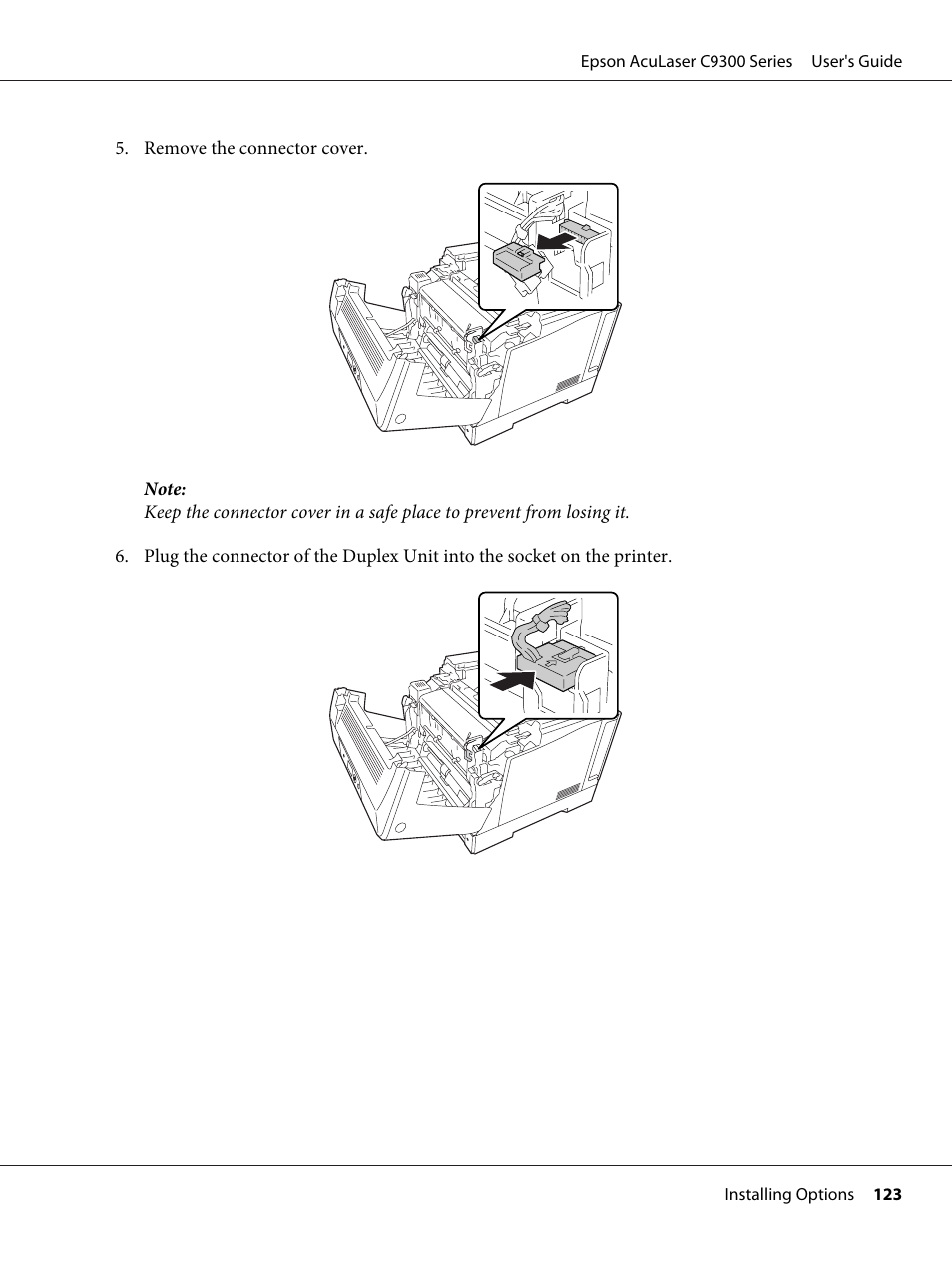 Epson AcuLaser C9300 User Manual | Page 123 / 210