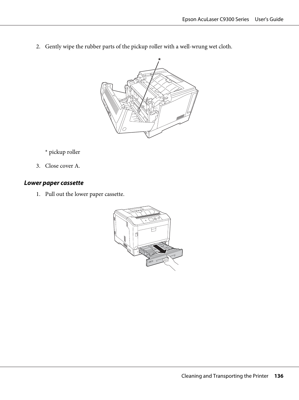 Epson AcuLaser C9300 User Manual | Page 136 / 210