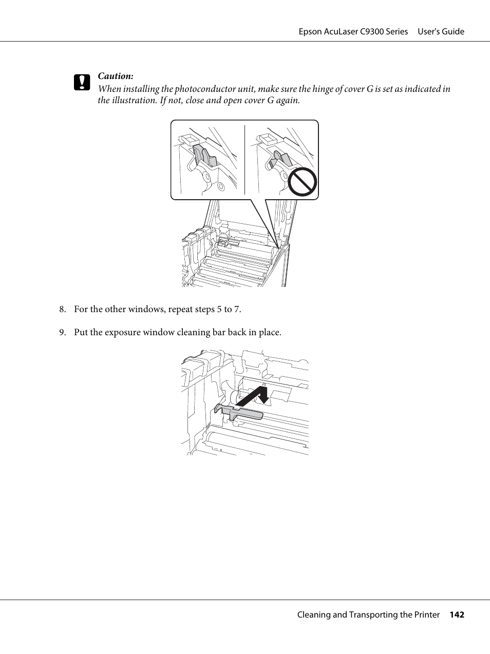 Epson AcuLaser C9300 User Manual | Page 142 / 210
