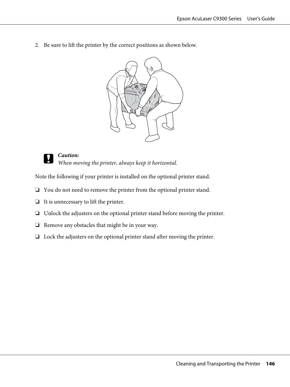 Epson AcuLaser C9300 User Manual | Page 146 / 210