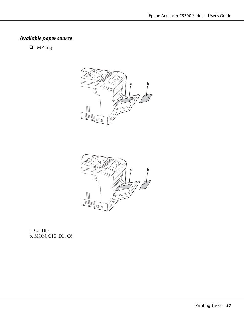Epson AcuLaser C9300 User Manual | Page 37 / 210