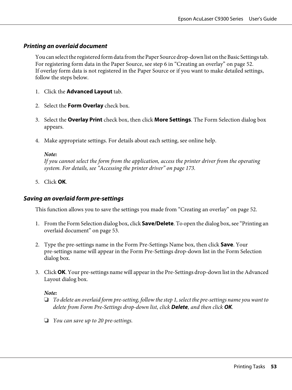 Epson AcuLaser C9300 User Manual | Page 53 / 210