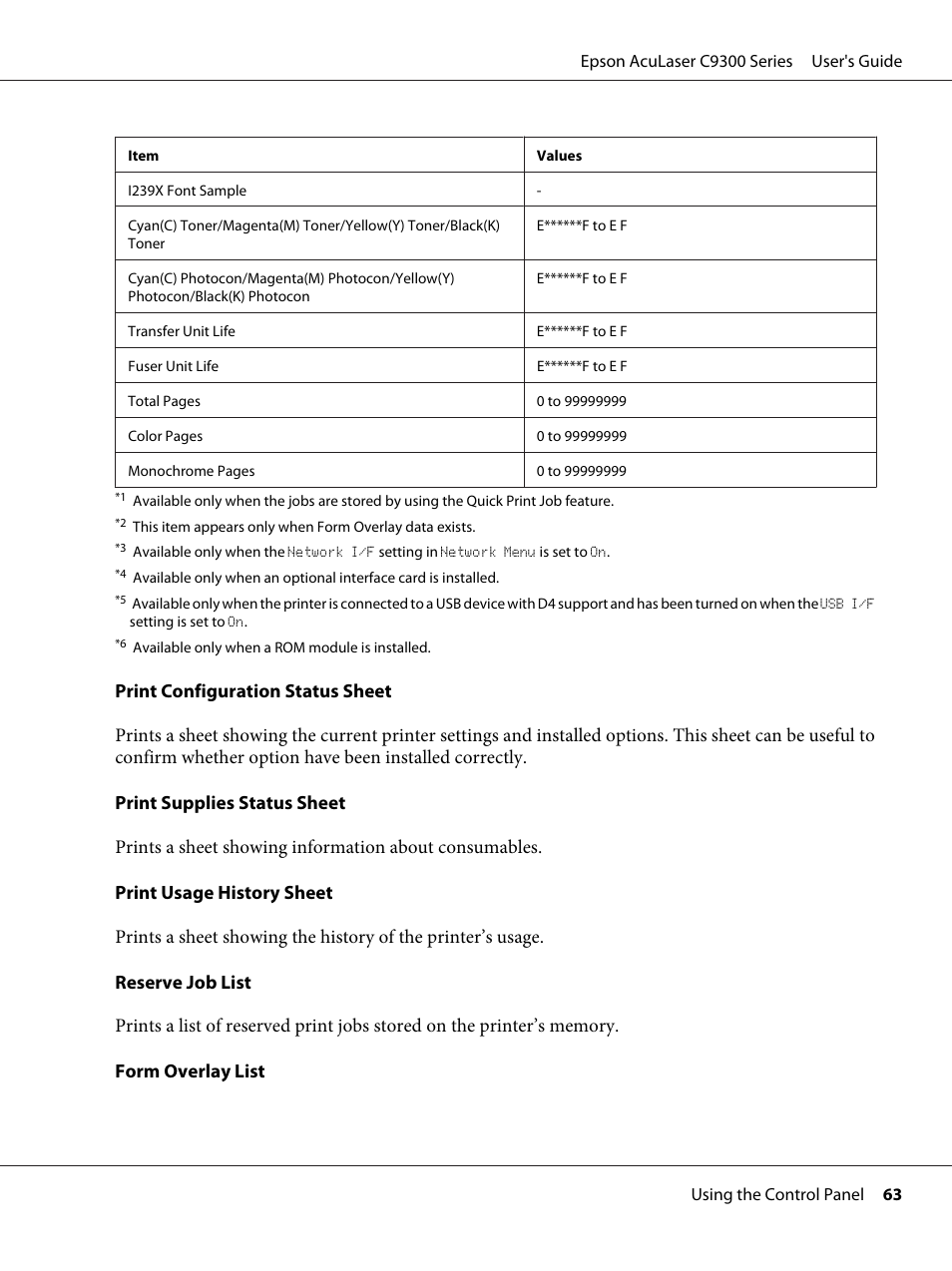 Epson AcuLaser C9300 User Manual | Page 63 / 210