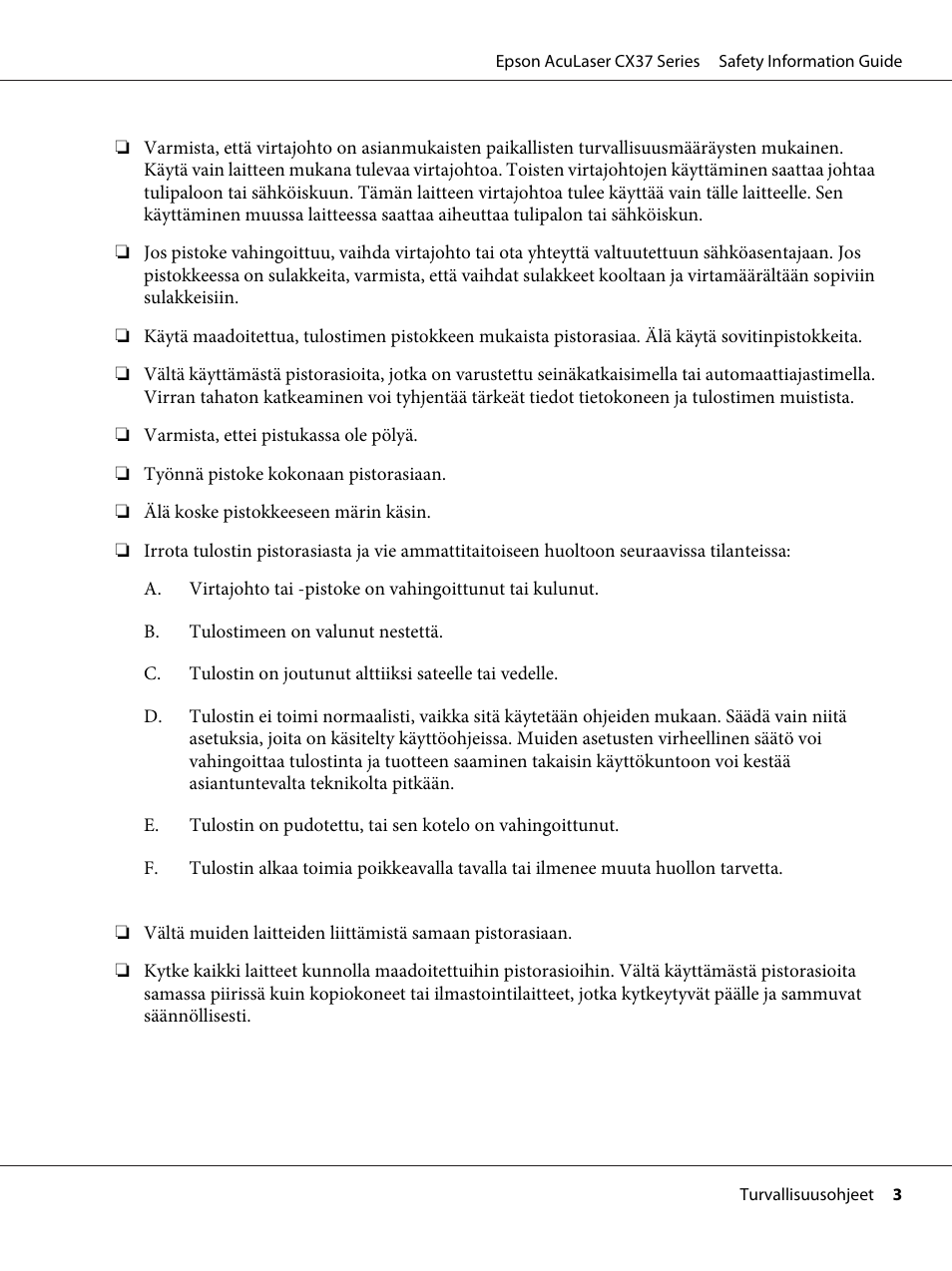 Epson AcuLaser CX37DNF User Manual | Page 74 / 225