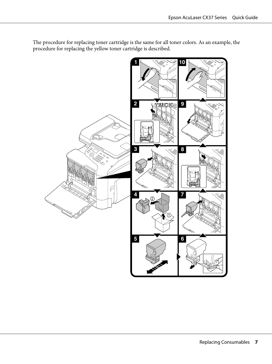 Epson AcuLaser CX37DNF User Manual | Page 7 / 28