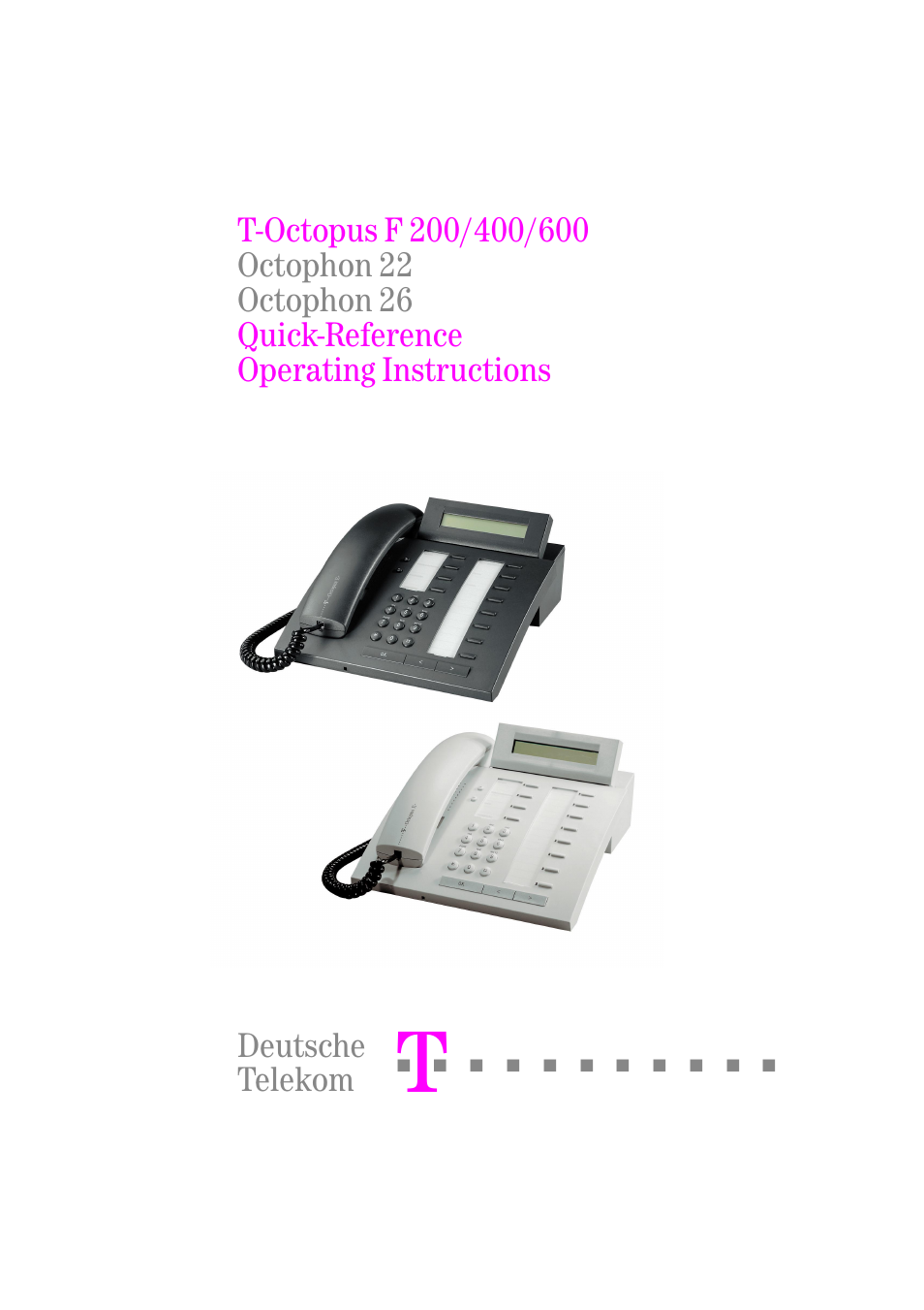 Deutsche Telekom Octophon F400 User Manual | Page 103 / 106