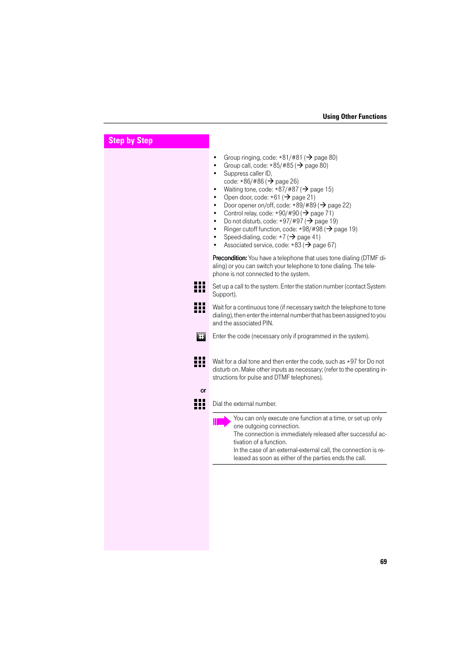 Deutsche Telekom Octophon F400 User Manual | Page 69 / 106