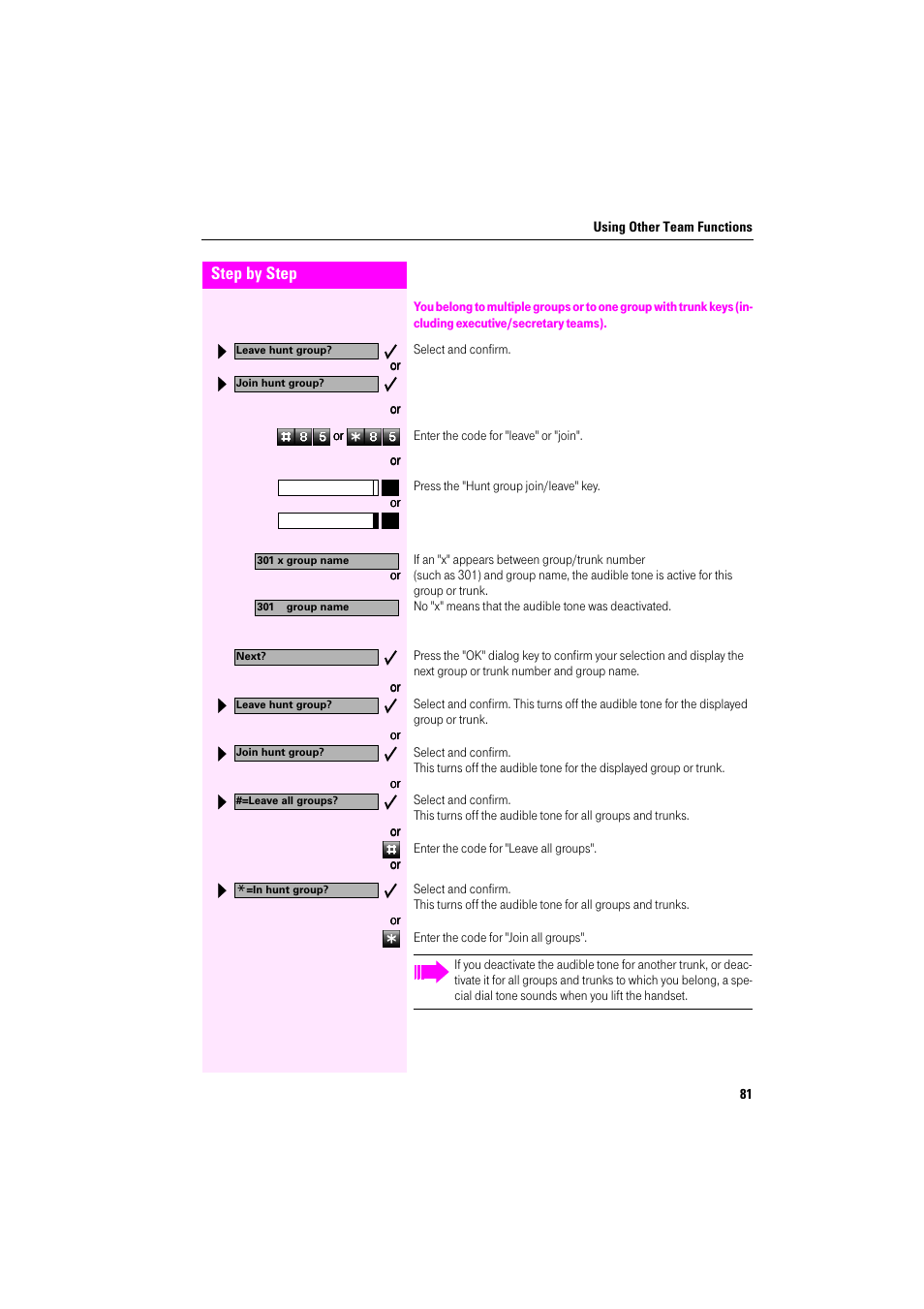 Deutsche Telekom Octophon F400 User Manual | Page 81 / 106