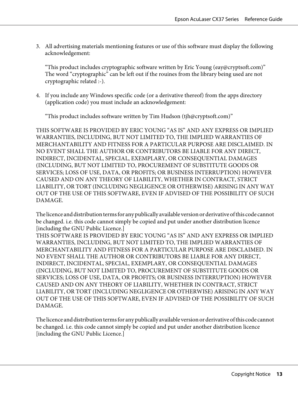 Epson AcuLaser CX37DNF User Manual | Page 13 / 197