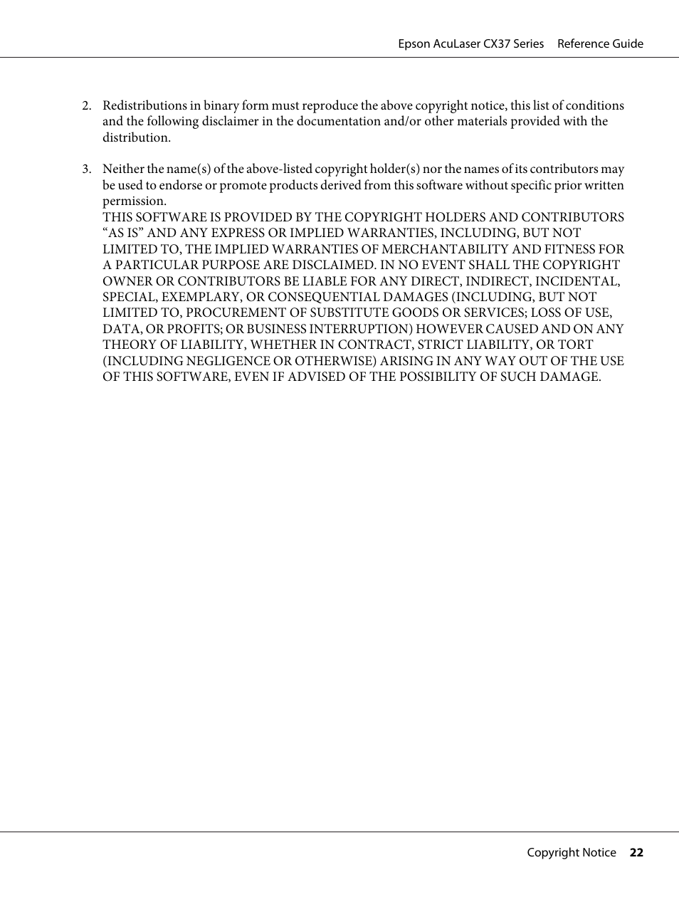 Epson AcuLaser CX37DNF User Manual | Page 22 / 197