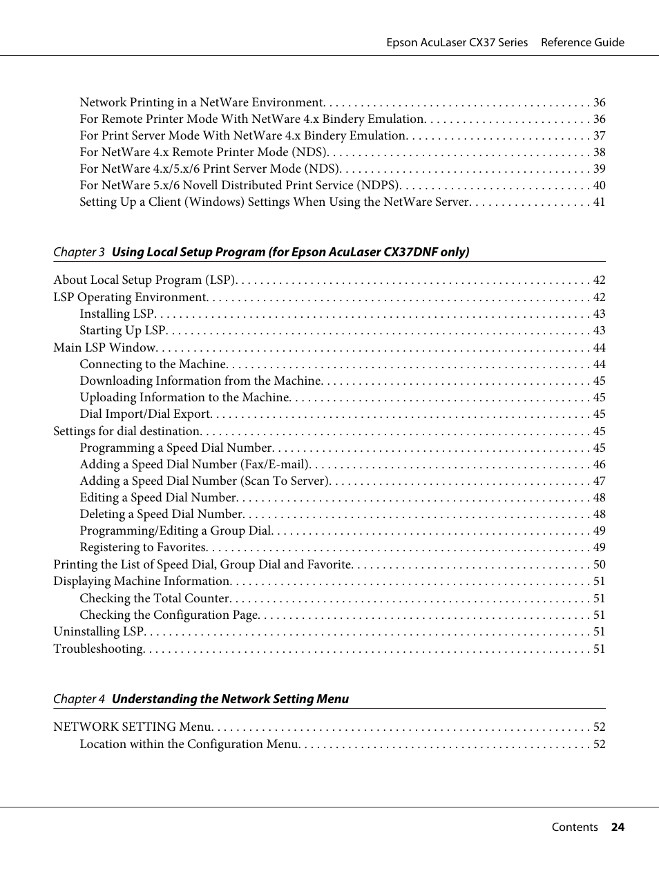 Epson AcuLaser CX37DNF User Manual | Page 24 / 197