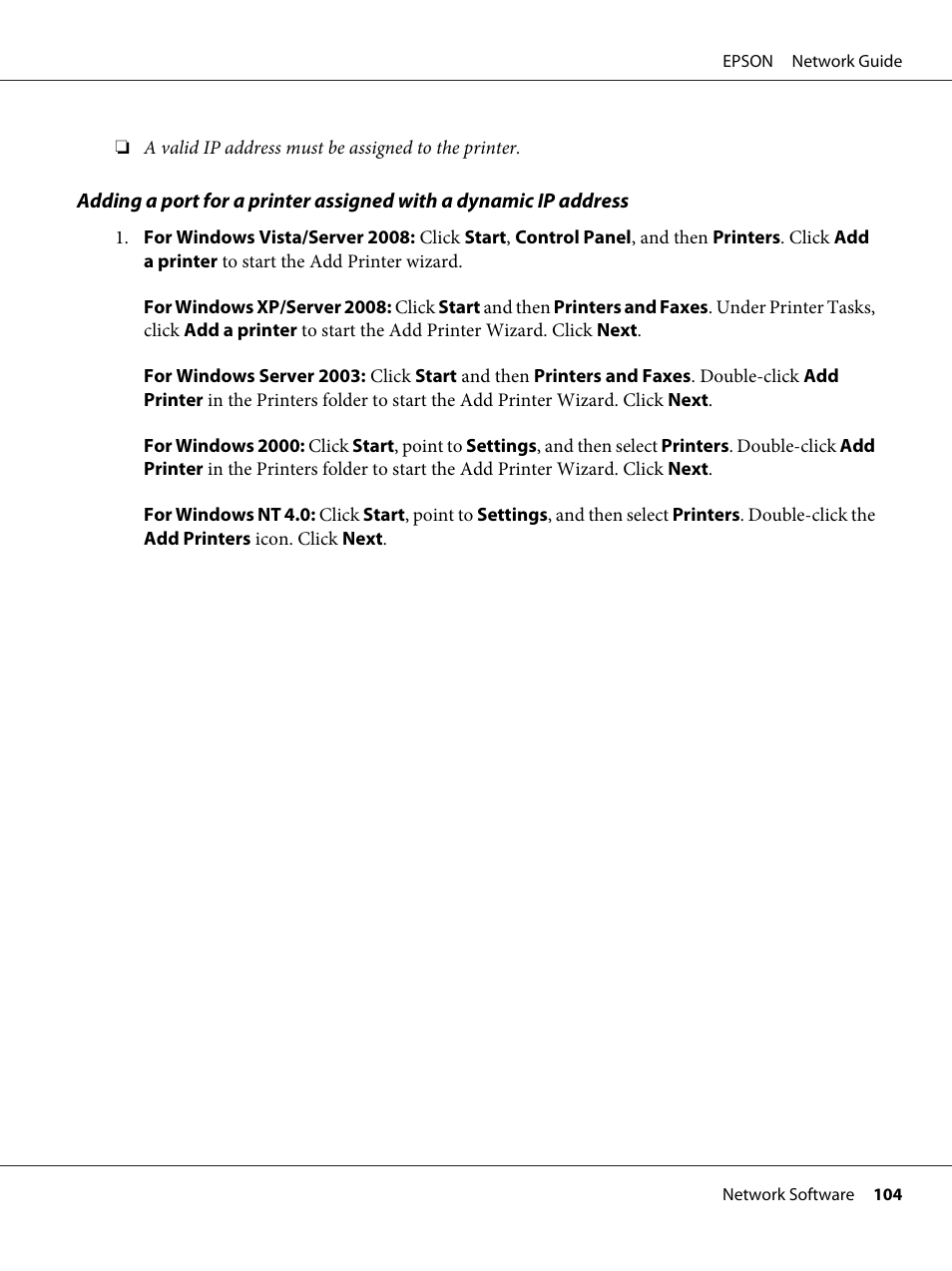 Epson AcuLaser M8000N User Manual | Page 104 / 137