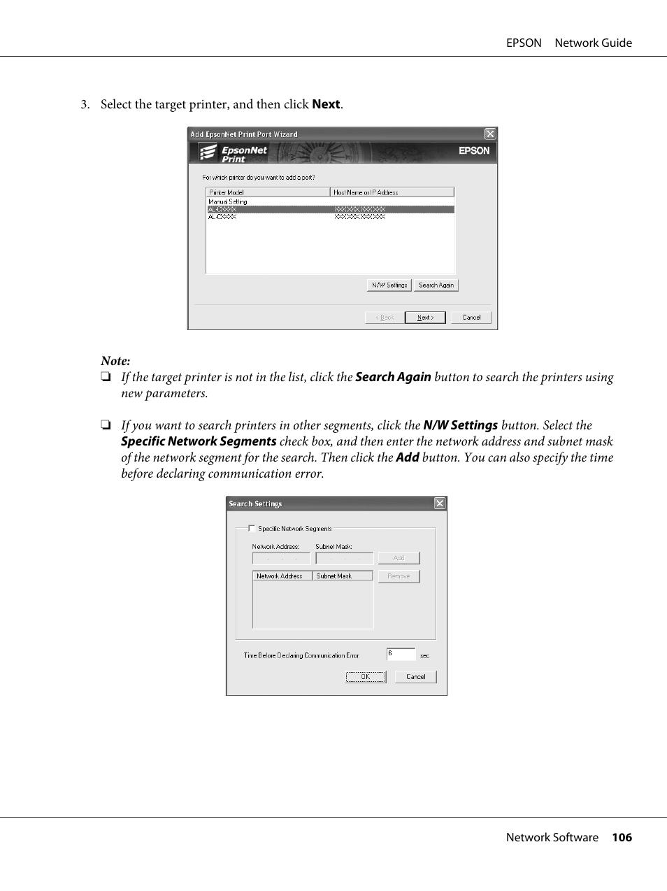 Epson AcuLaser M8000N User Manual | Page 106 / 137