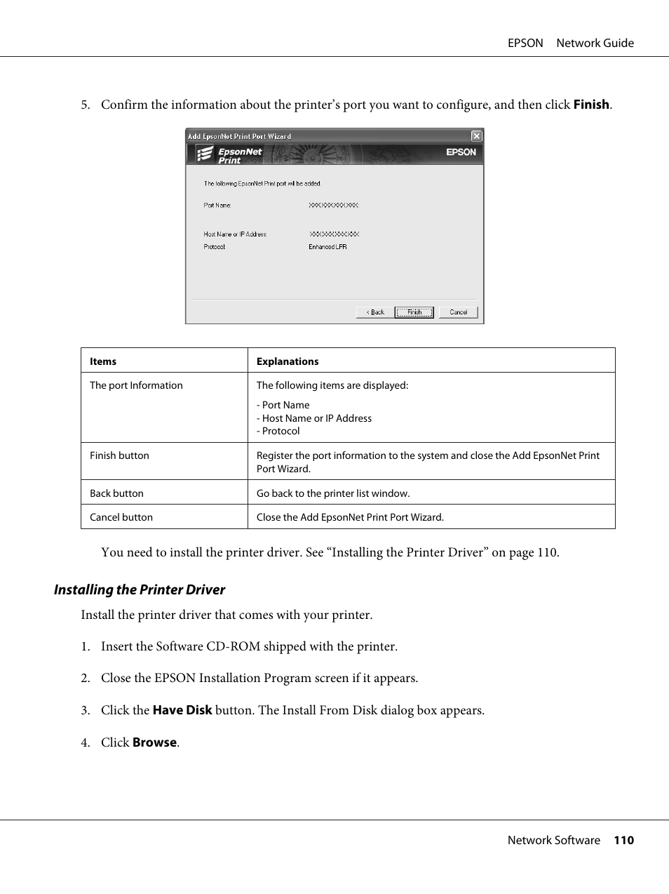 Epson AcuLaser M8000N User Manual | Page 110 / 137