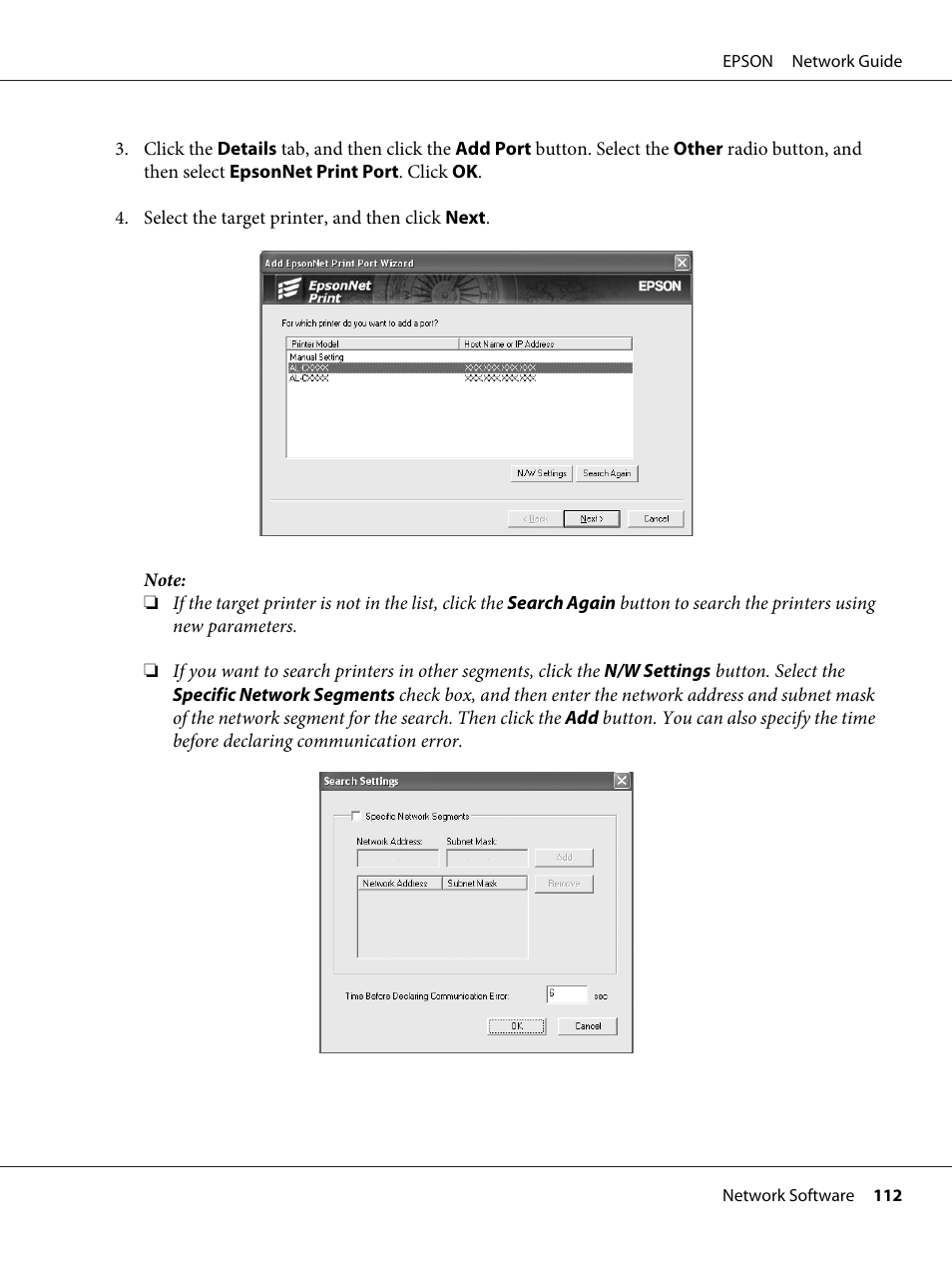 Epson AcuLaser M8000N User Manual | Page 112 / 137