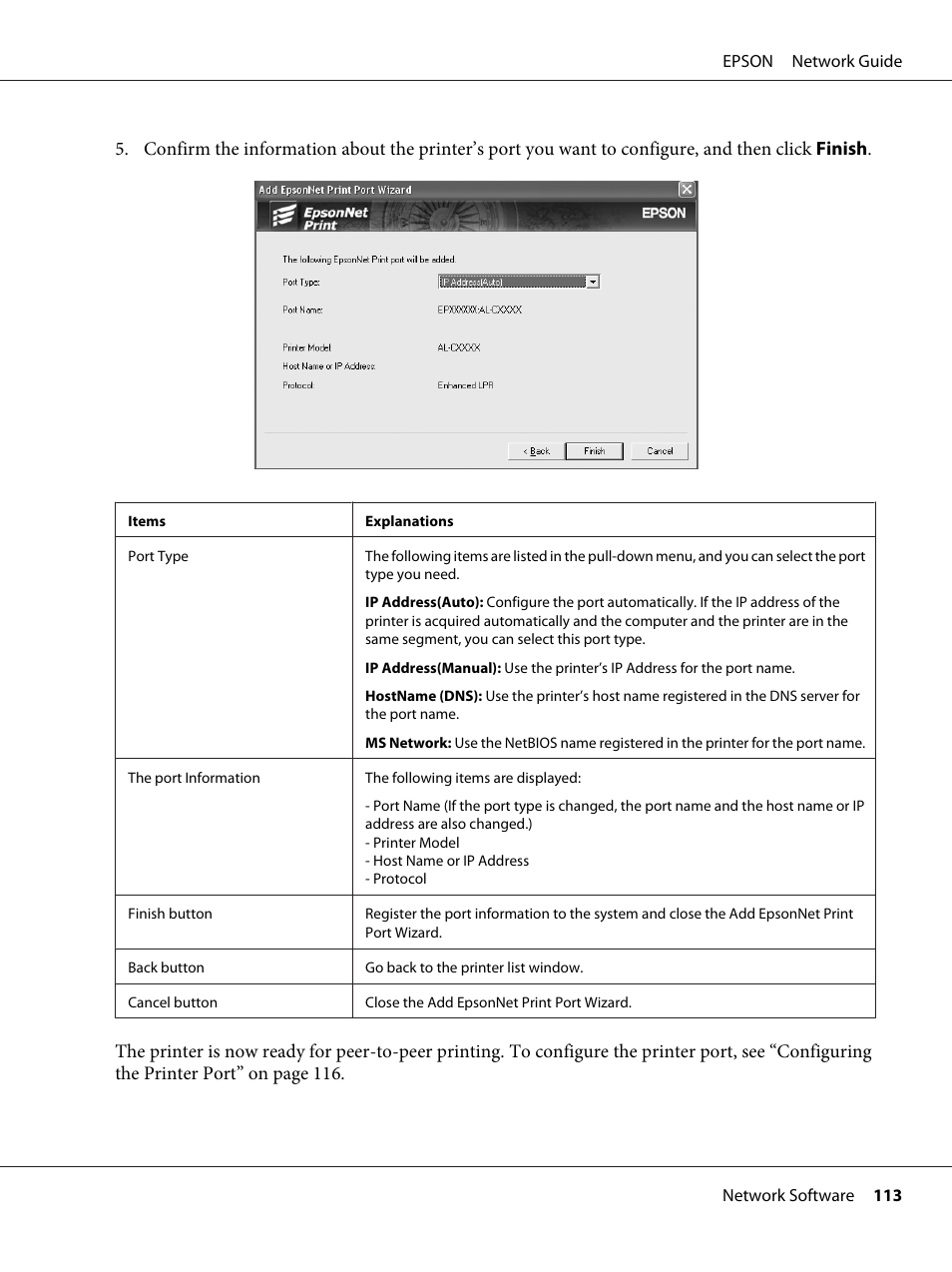 Epson AcuLaser M8000N User Manual | Page 113 / 137