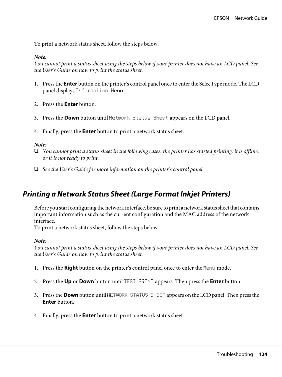 Epson AcuLaser M8000N User Manual | Page 124 / 137