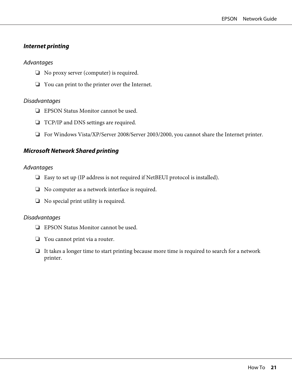 Epson AcuLaser M8000N User Manual | Page 21 / 137