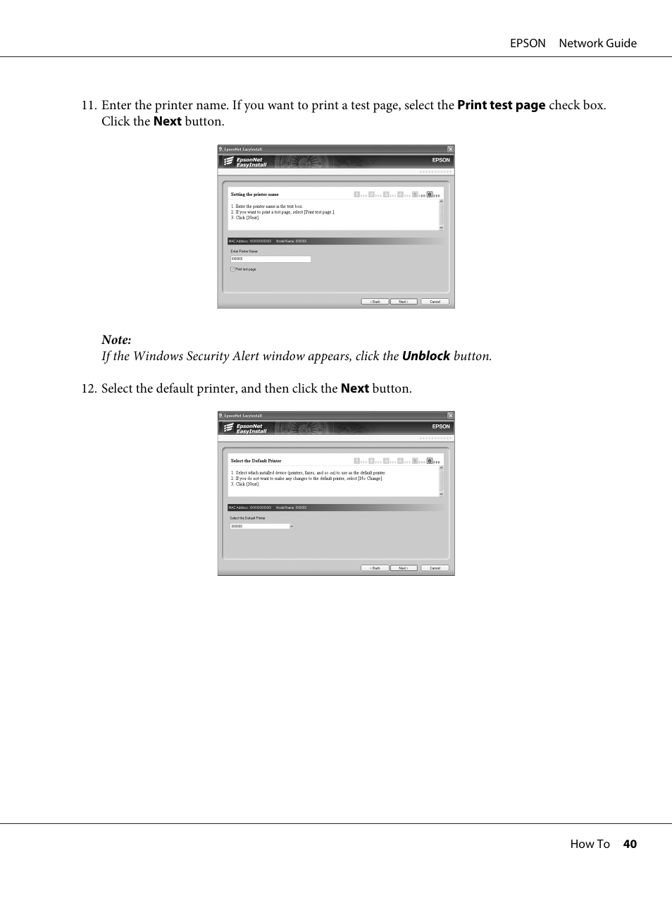 Epson AcuLaser M8000N User Manual | Page 40 / 137