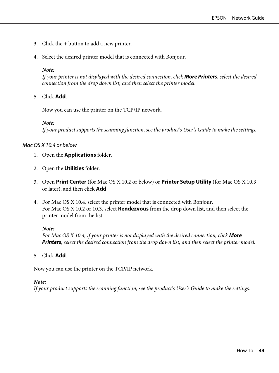 Epson AcuLaser M8000N User Manual | Page 44 / 137