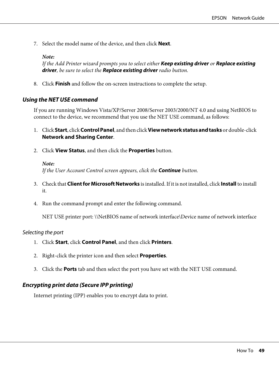 Epson AcuLaser M8000N User Manual | Page 49 / 137