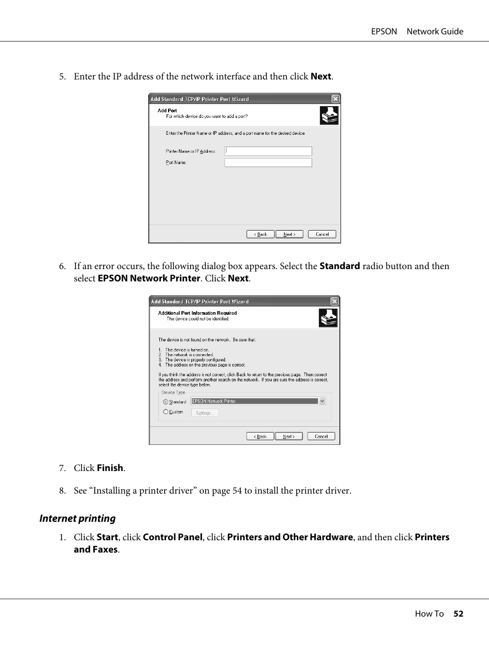Epson AcuLaser M8000N User Manual | Page 52 / 137