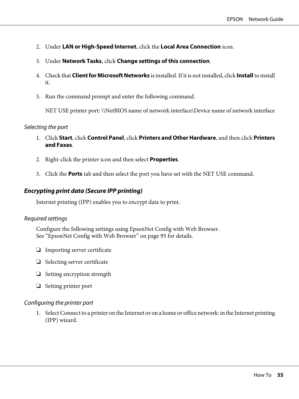 Epson AcuLaser M8000N User Manual | Page 55 / 137