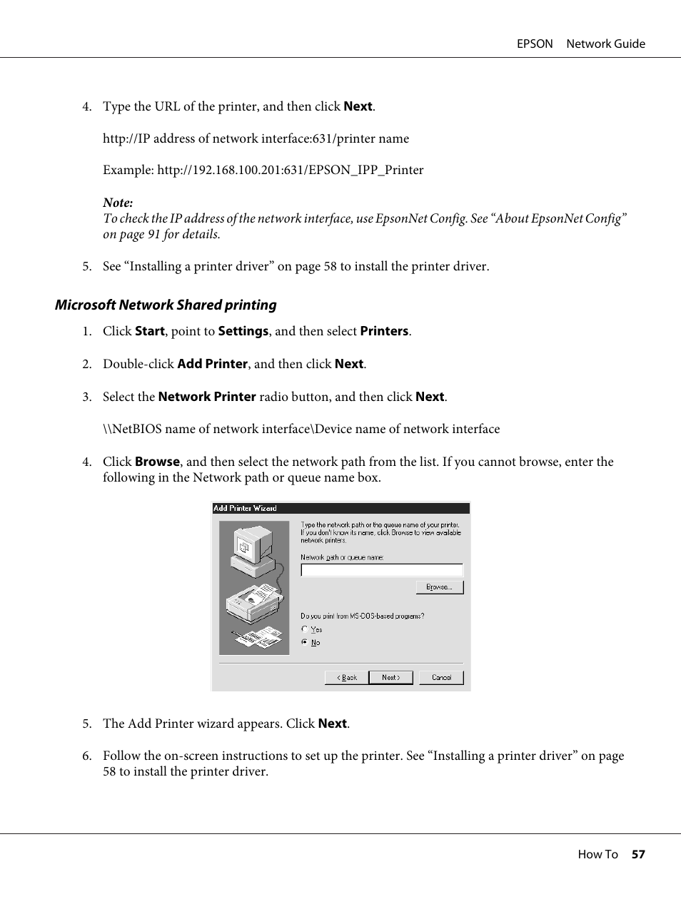 Epson AcuLaser M8000N User Manual | Page 57 / 137