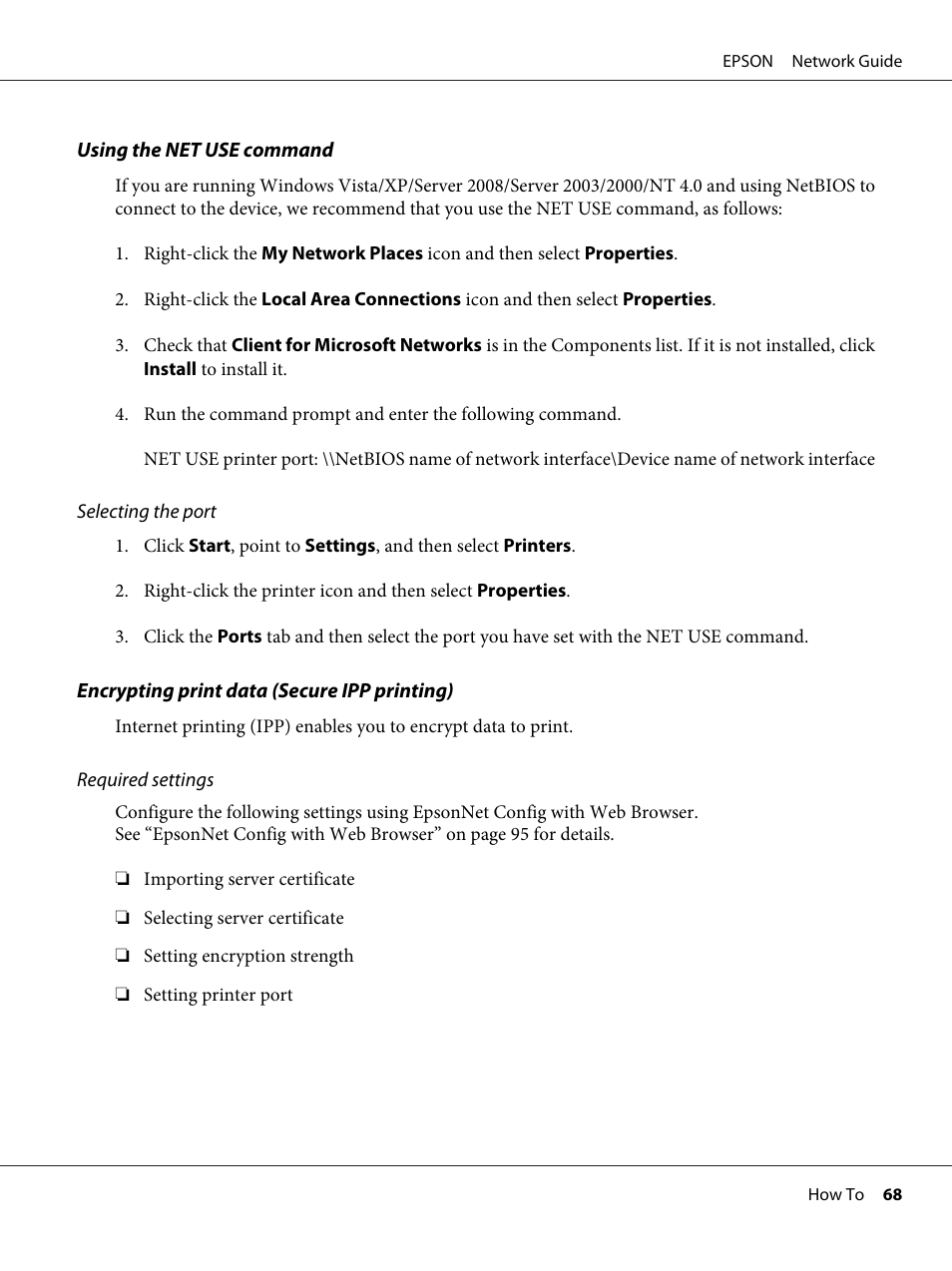 Epson AcuLaser M8000N User Manual | Page 68 / 137