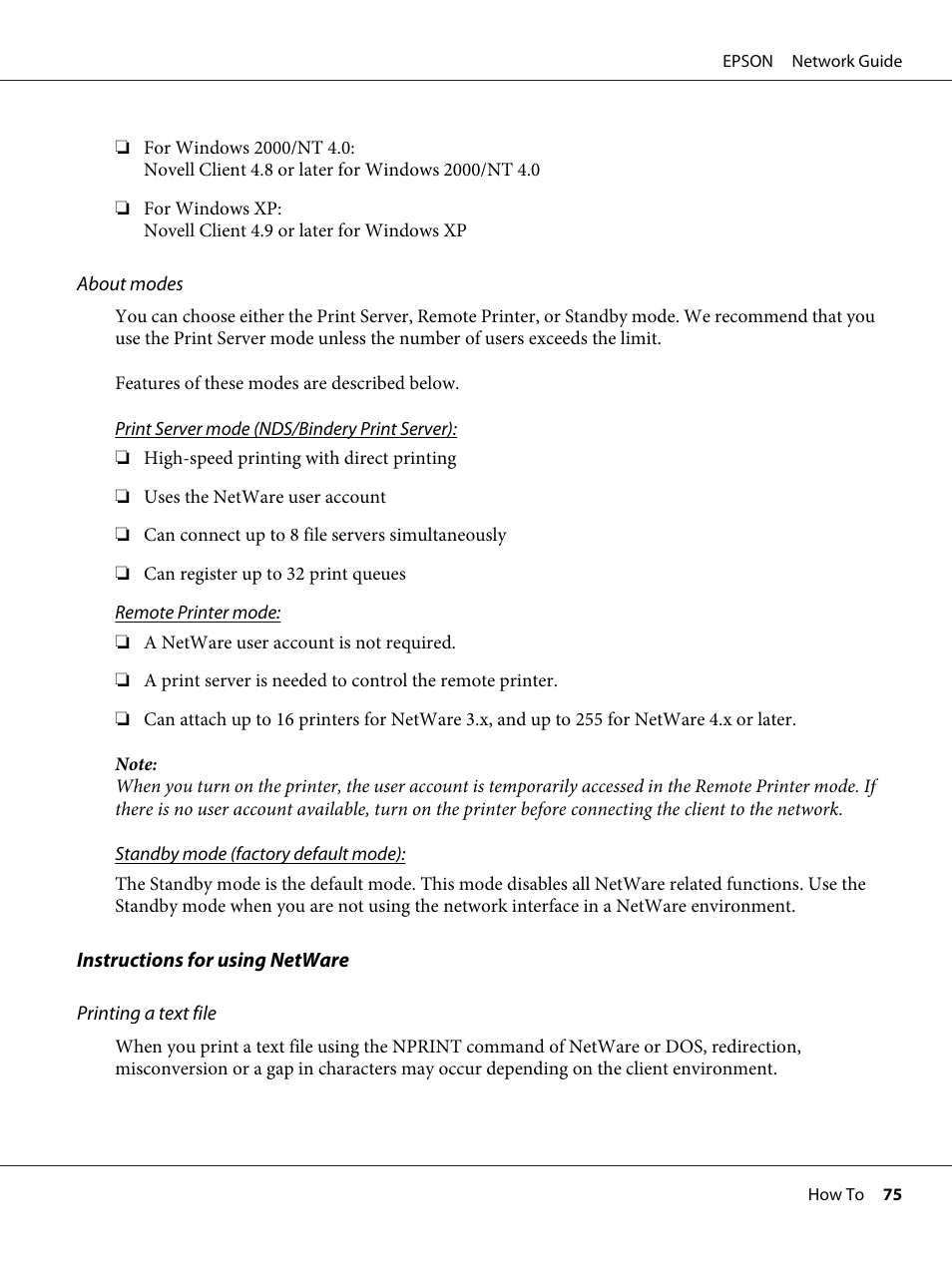 Epson AcuLaser M8000N User Manual | Page 75 / 137