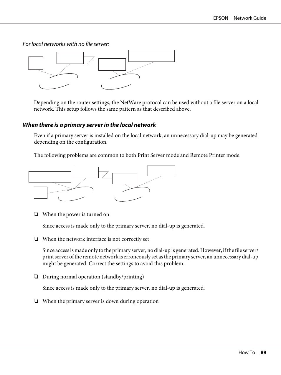 For local networks with no file server | Epson AcuLaser M8000N User Manual | Page 89 / 137