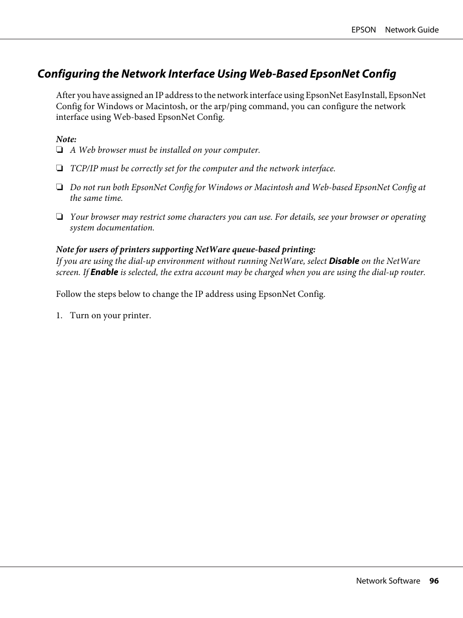 Epson AcuLaser M8000N User Manual | Page 96 / 137