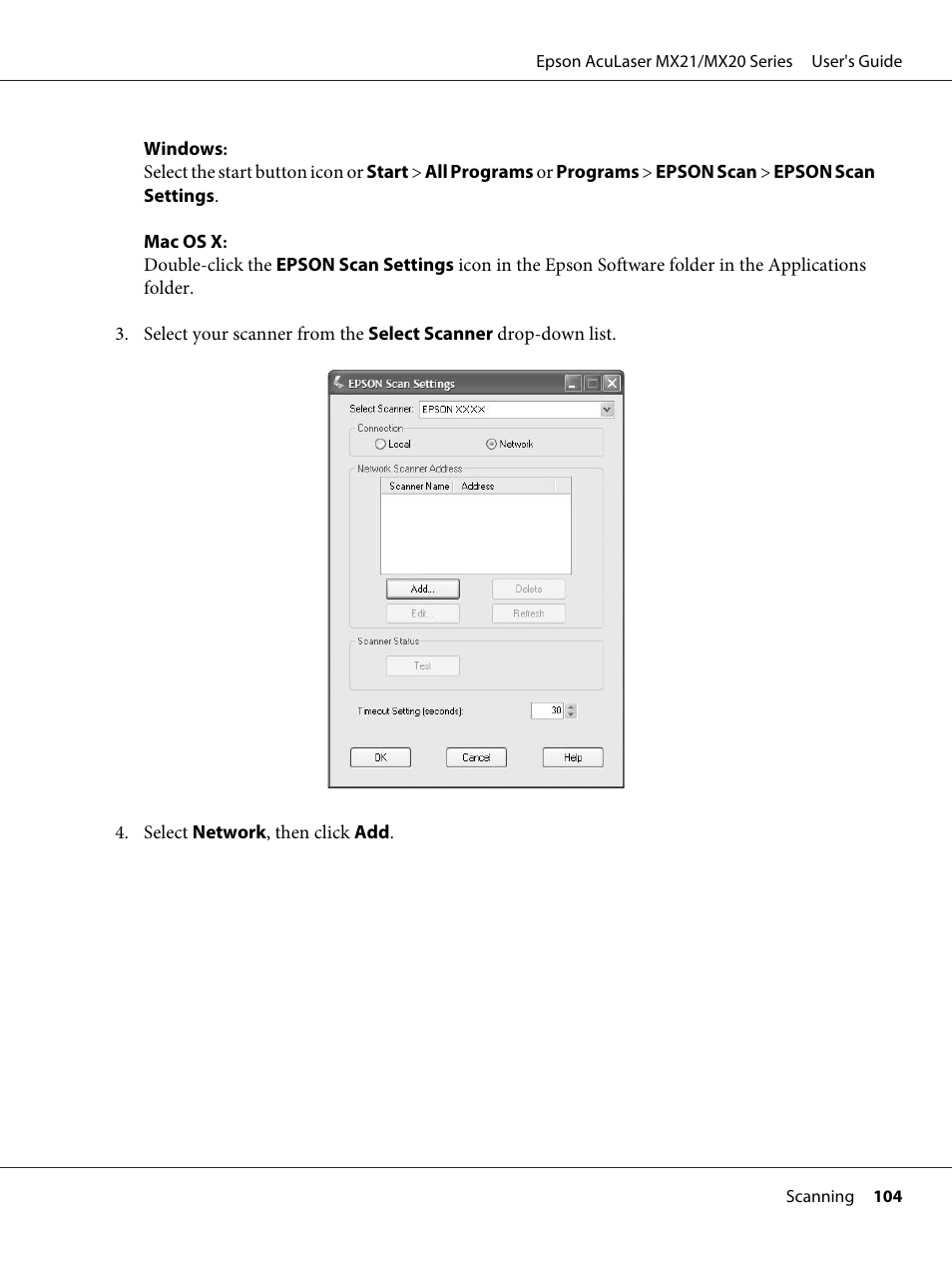 Epson AcuLaser MX20DNF User Manual | Page 104 / 286