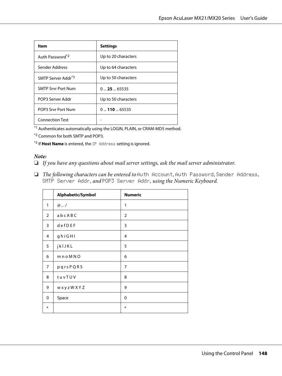 Epson AcuLaser MX20DNF User Manual | Page 148 / 286