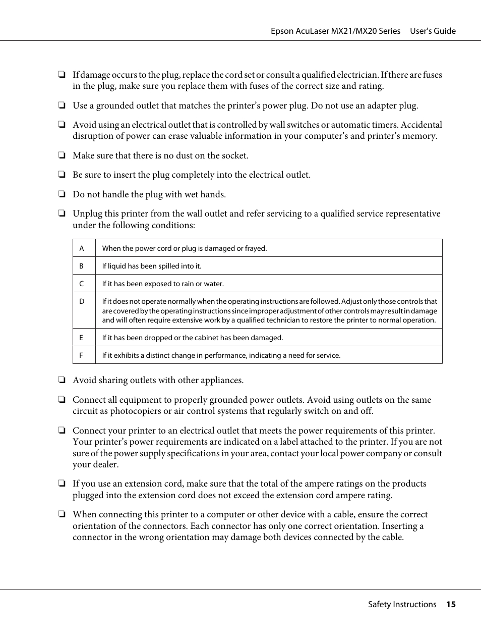 Epson AcuLaser MX20DNF User Manual | Page 15 / 286