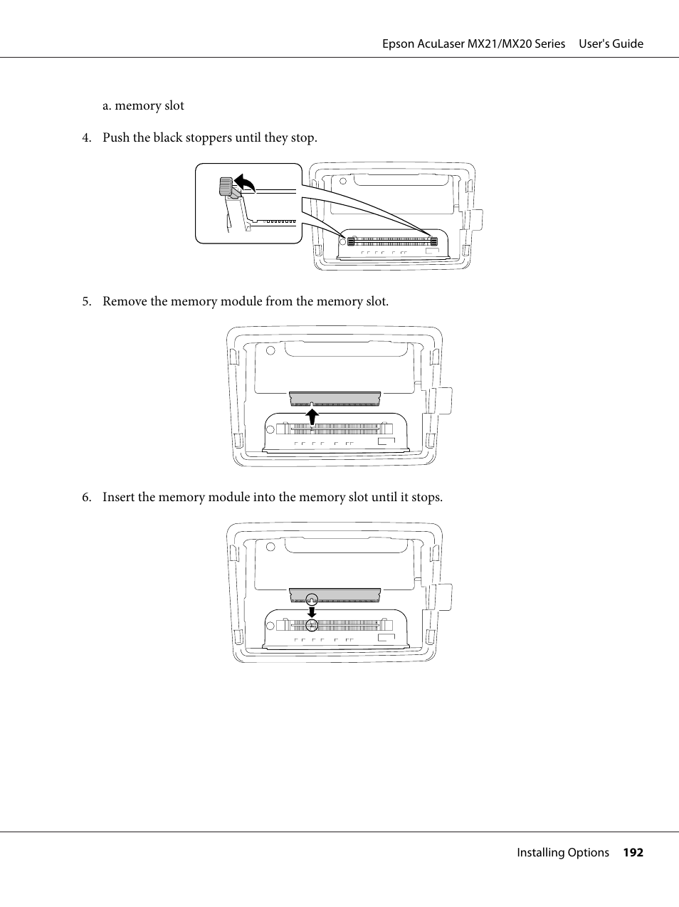 Epson AcuLaser MX20DNF User Manual | Page 192 / 286