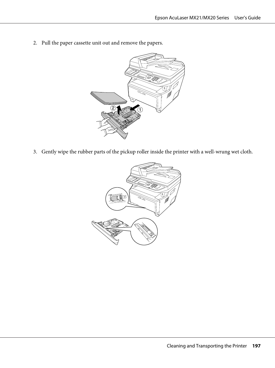 Epson AcuLaser MX20DNF User Manual | Page 197 / 286