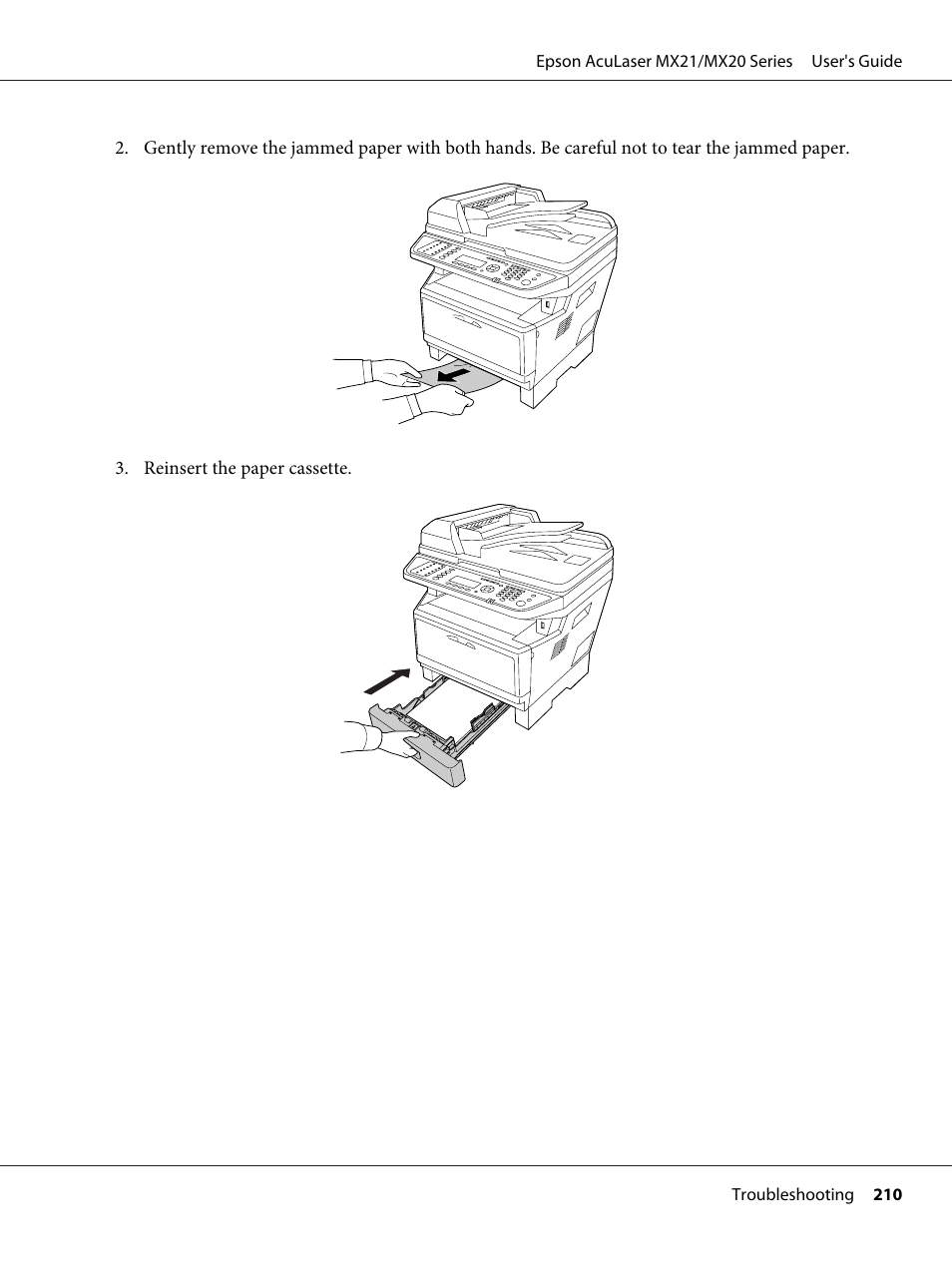 Epson AcuLaser MX20DNF User Manual | Page 210 / 286