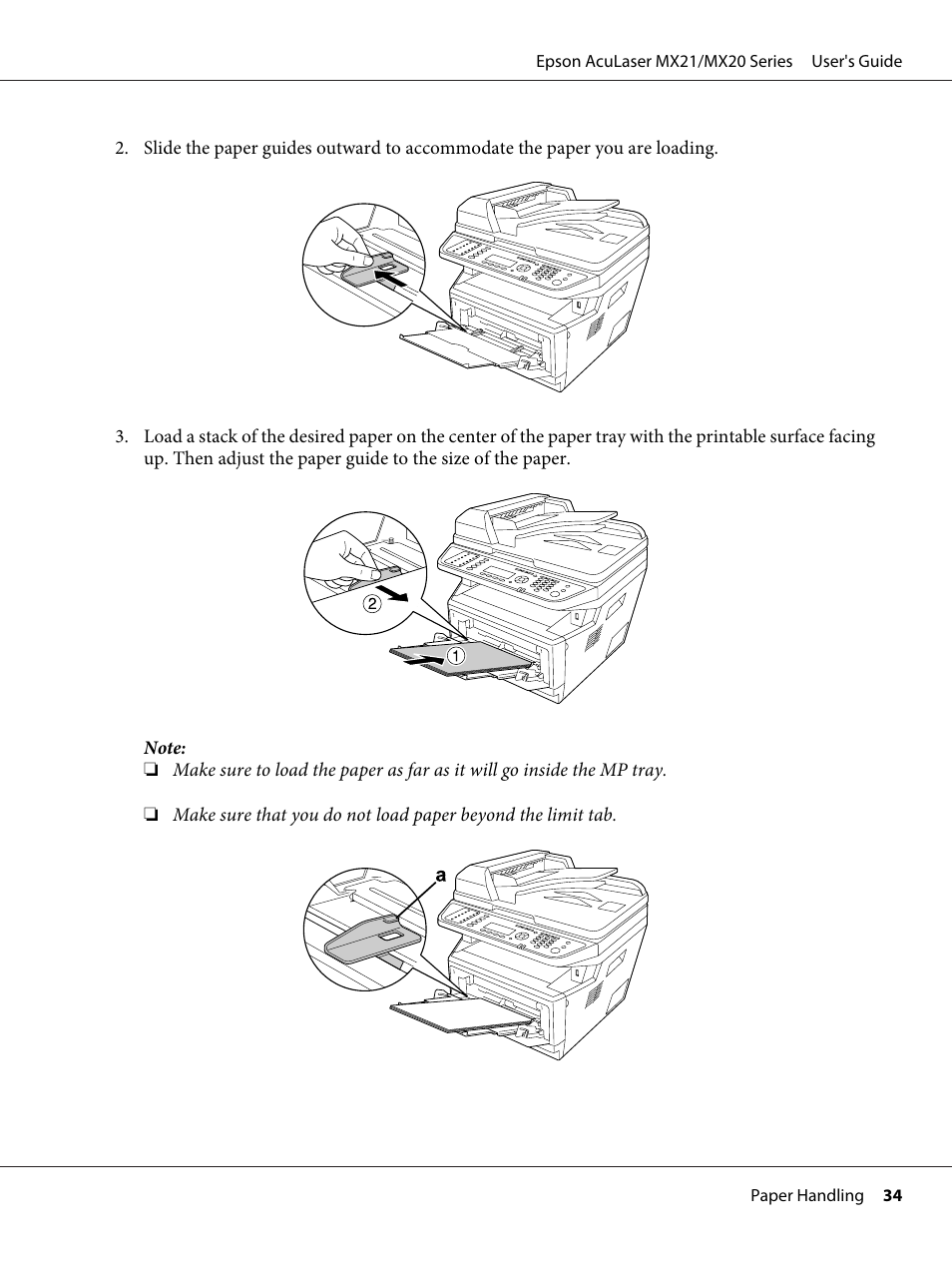Epson AcuLaser MX20DNF User Manual | Page 34 / 286