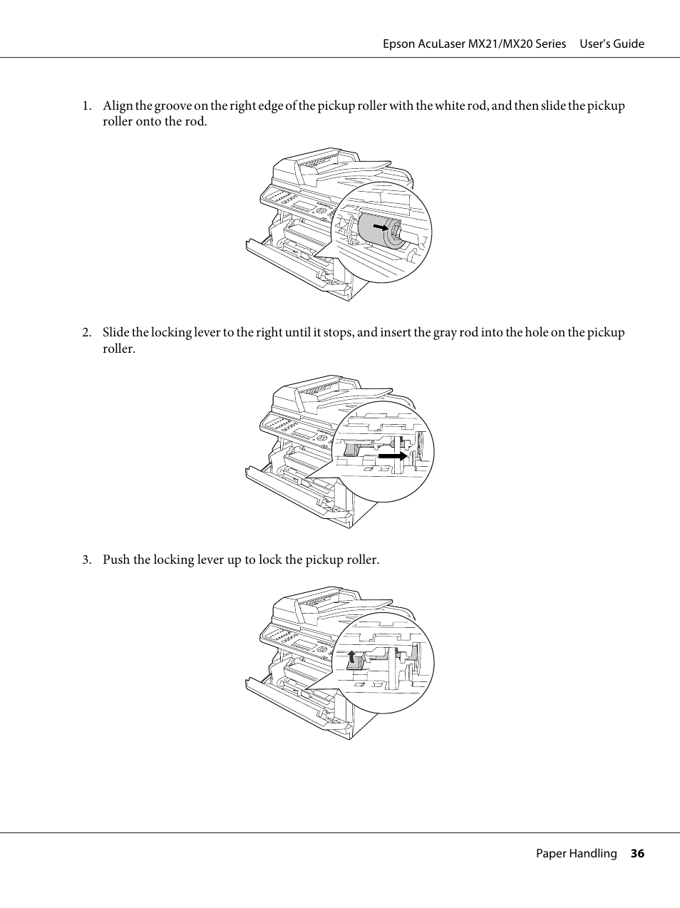 Epson AcuLaser MX20DNF User Manual | Page 36 / 286