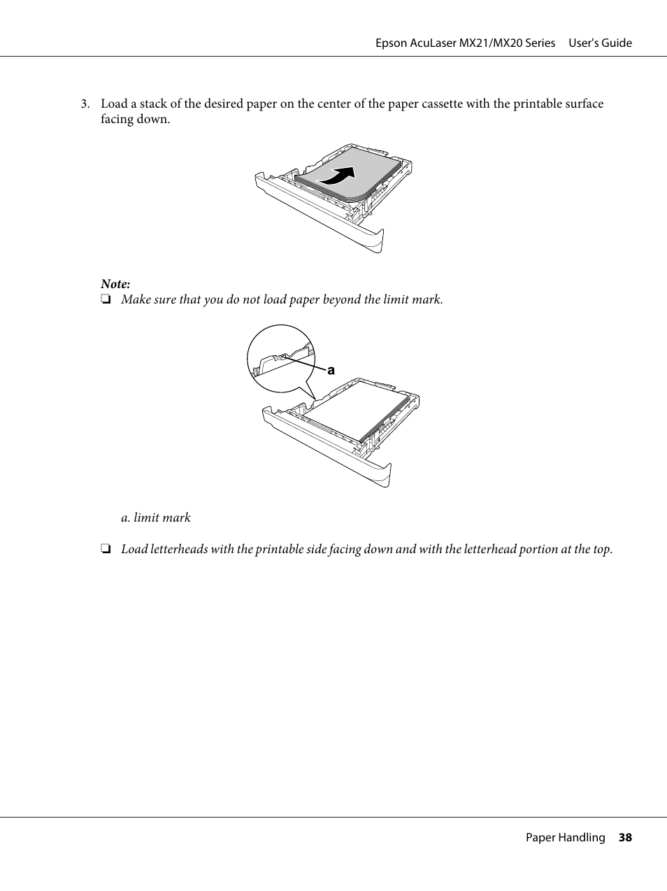 Epson AcuLaser MX20DNF User Manual | Page 38 / 286