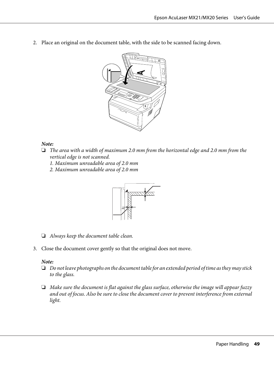 Epson AcuLaser MX20DNF User Manual | Page 49 / 286