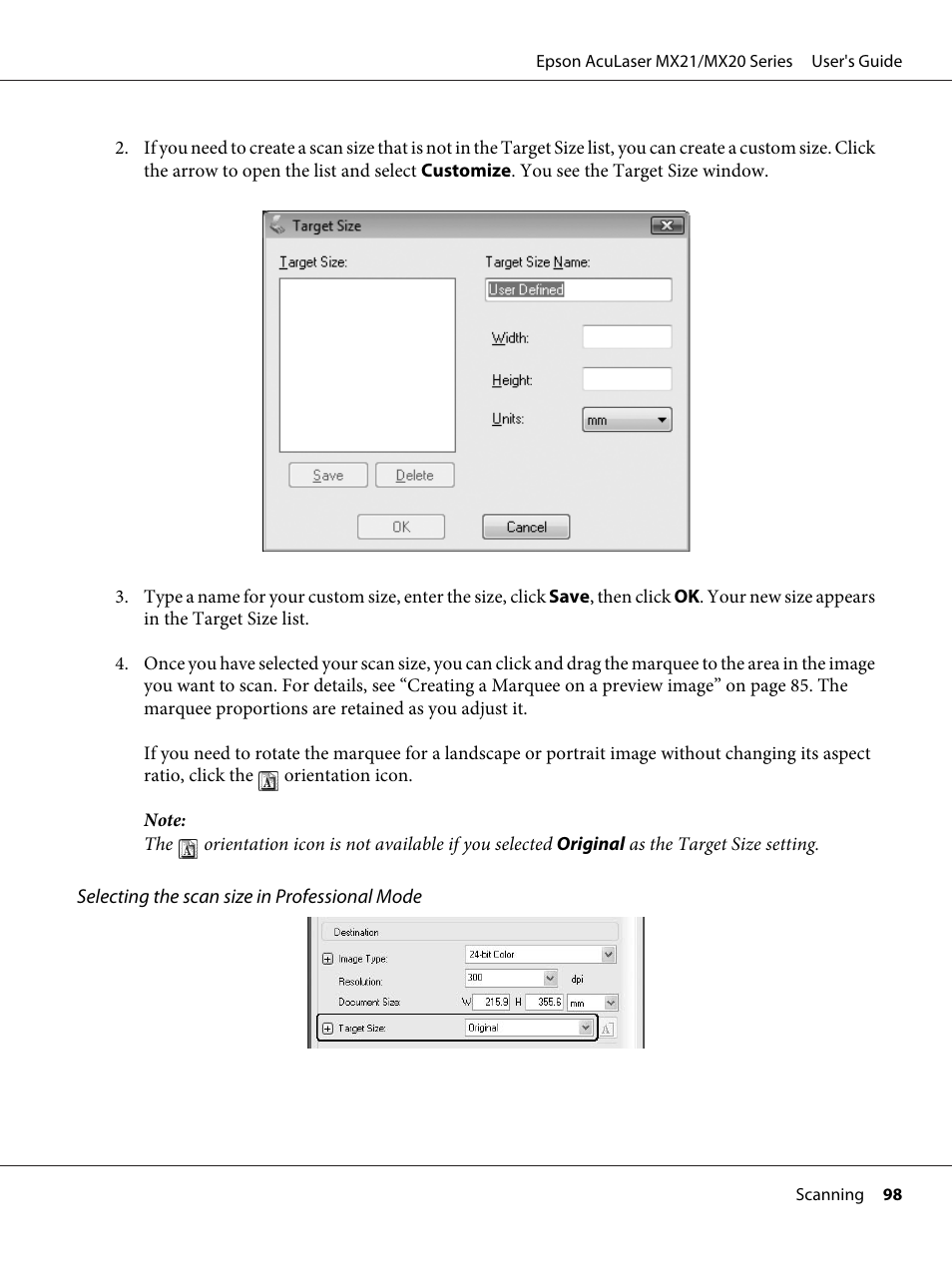 Epson AcuLaser MX20DNF User Manual | Page 98 / 286