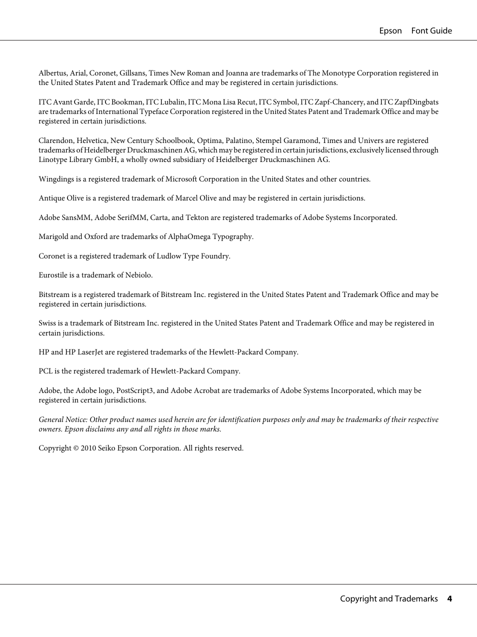 Epson AcuLaser MX20DNF User Manual | Page 4 / 38
