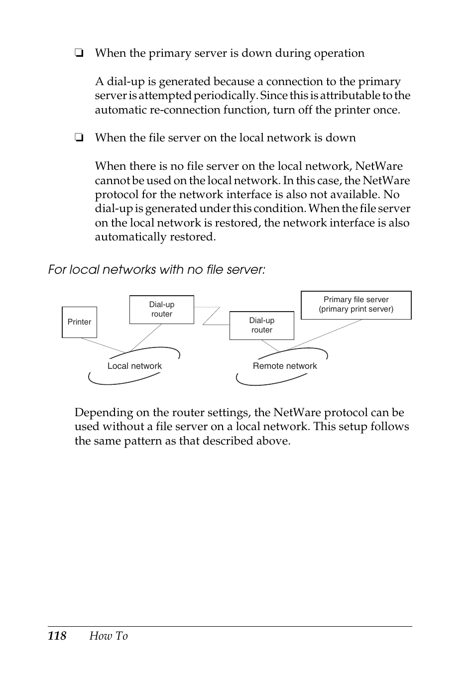 For local networks with no file server | Epson COLOR Copy Station 8600 User Manual | Page 118 / 242