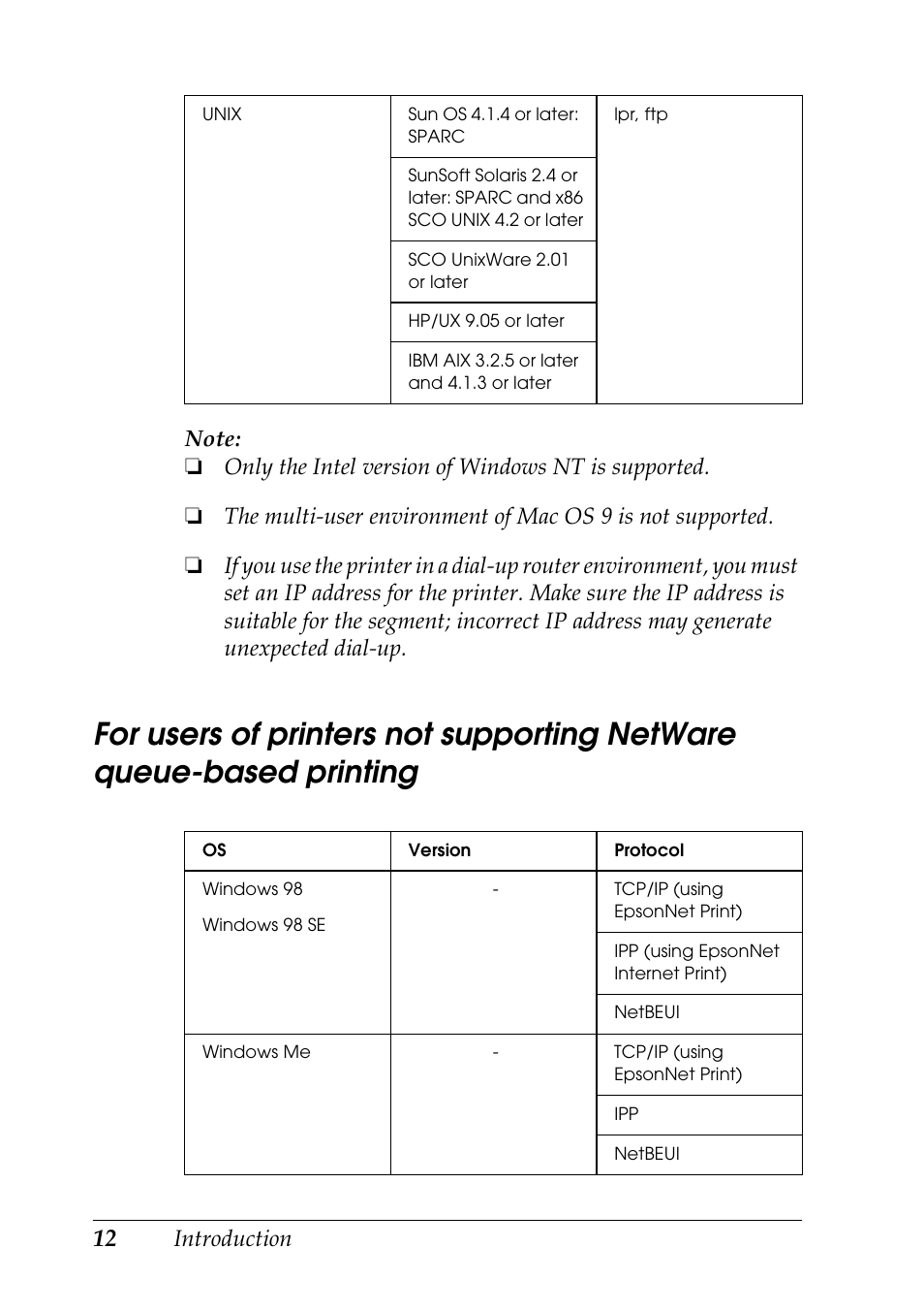 Printing | Epson COLOR Copy Station 8600 User Manual | Page 12 / 242