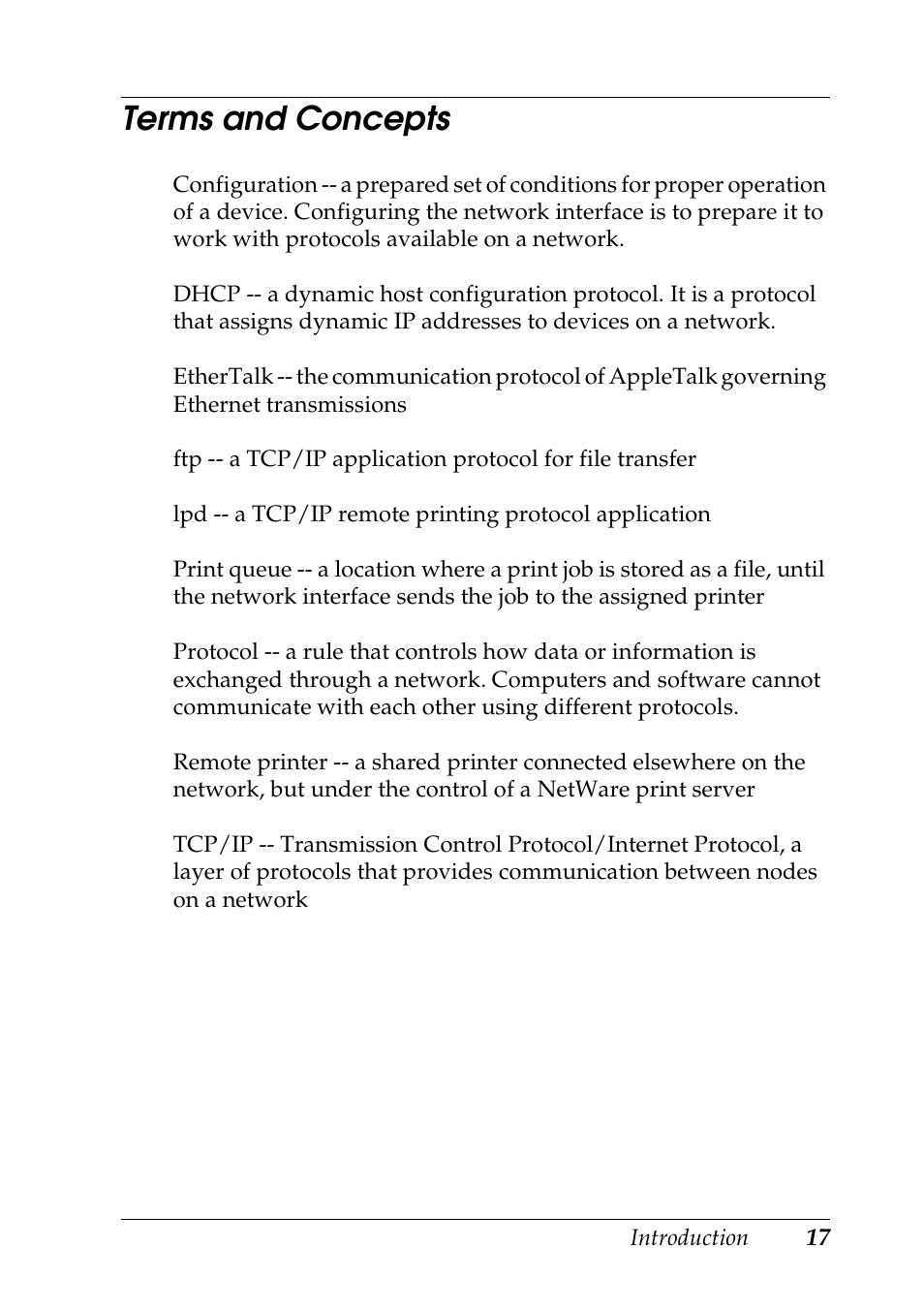 Terms and concepts | Epson COLOR Copy Station 8600 User Manual | Page 17 / 242