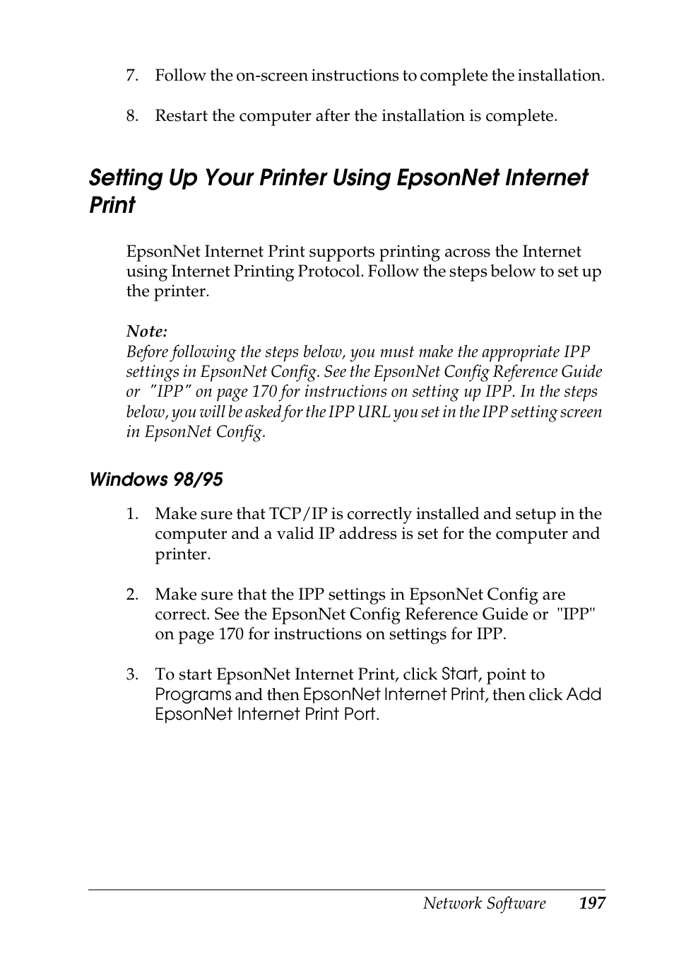 Epson COLOR Copy Station 8600 User Manual | Page 197 / 242