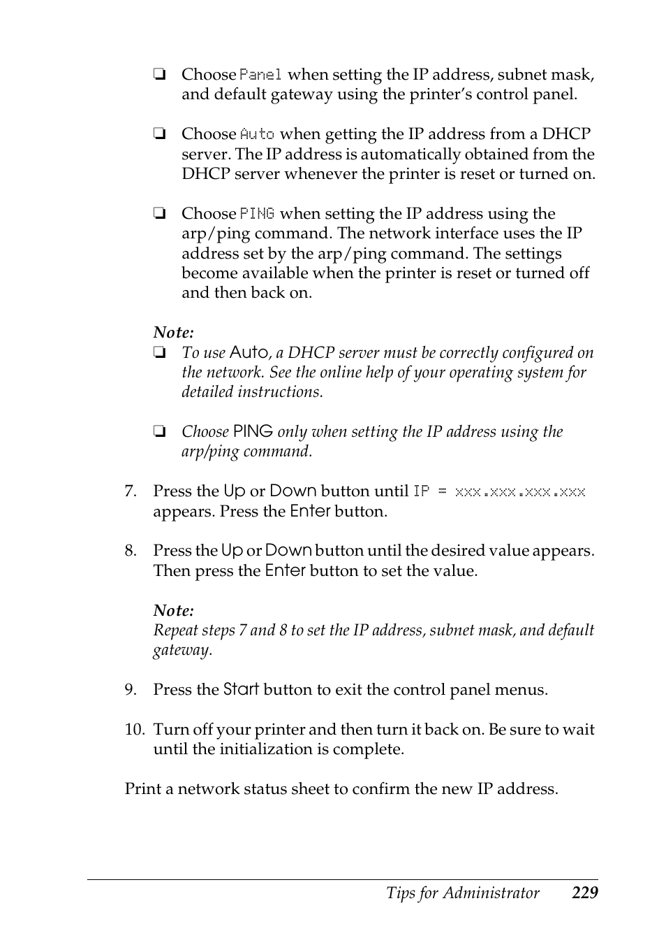 Epson COLOR Copy Station 8600 User Manual | Page 229 / 242