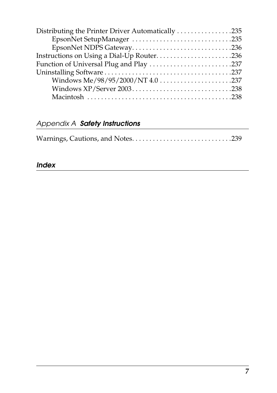 Epson COLOR Copy Station 8600 User Manual | Page 7 / 242